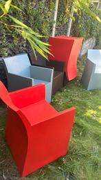 6 Haas Lifestyle moderne Kunststof Stoelen - Weerbestendig, Huis en Inrichting, Ophalen, Kunststof, Zo goed als nieuw, Vijf, Zes of meer stoelen