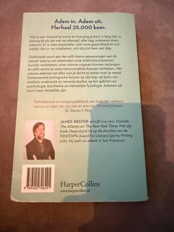 Het Nieuwe Ademen - James Nestor, Boeken, Gezondheid, Dieet en Voeding, Zo goed als nieuw, Gezondheid en Conditie, Ophalen of Verzenden