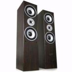 3 Weg HiFi bass reflex speakers 180 Watt Max Bruin, Audio, Tv en Foto, Luidsprekers, Overige merken, ., Nieuw, Ophalen of Verzenden