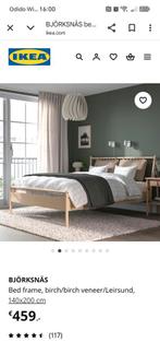 IKEA - BJÖRKSNÄS 140 x 200, Huis en Inrichting, Ophalen, Tweepersoons, 140 cm, Zo goed als nieuw