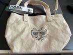 Karl Lagerfeld canvas  tas nieuw!, Ophalen, Nieuw, Wit, Handtas
