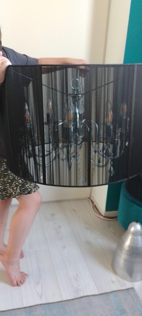 2 Kroonluchters inc ledkaarslampjes, Huis en Inrichting, Lampen | Hanglampen, Gebruikt, Minder dan 50 cm, Ophalen