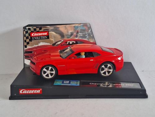 Carrera Evolution chevrolet Camaro 2007 27214 Red Met Licht, Kinderen en Baby's, Speelgoed | Racebanen, Nieuw, Racebaan, Elektrisch