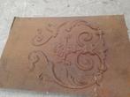 Haardplaat 55x35,5cm art nouveau evt zwart te maken, Antiek en Kunst, Curiosa en Brocante, Ophalen