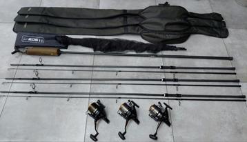 3x Greys Prodigy incl. Molens / schepnet & rodsleeves beschikbaar voor biedingen