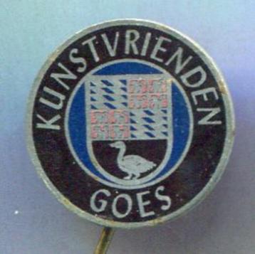Kunstvrienden Goes blik speldje ( U_189 ) beschikbaar voor biedingen
