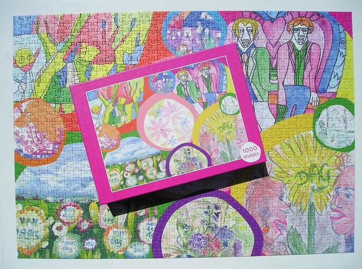 Siza - puzzel 1000 st, Hobby en Vrije tijd, Denksport en Puzzels, Zo goed als nieuw, Legpuzzel, 500 t/m 1500 stukjes, Ophalen of Verzenden