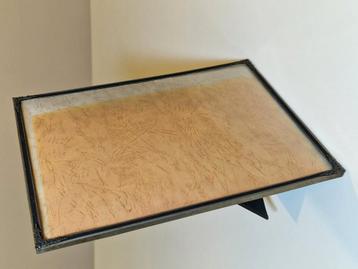 fotolijst met bol glas 23 x17 cm. beschikbaar voor biedingen