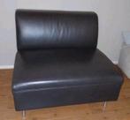 Bruin leren fauteuil - nette staat, Ophalen