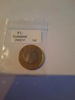€1,- Duitsland 2002 F, Postzegels en Munten, Munten | Europa | Euromunten, Ophalen of Verzenden, Duitsland, 1 euro, Losse munt