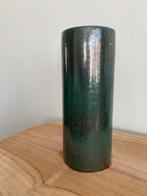 Vintage vaas groen, Aardewerk of Porselein, Ophalen of Verzenden, Zo goed als nieuw, Minder dan 50 cm