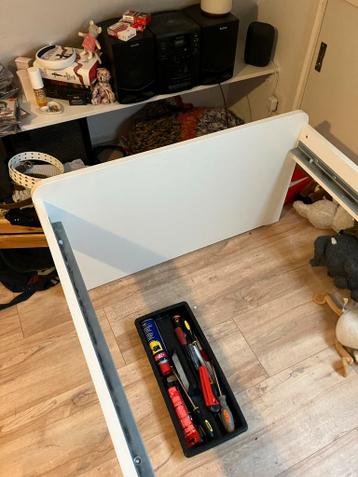 Slakt bedframe 90x200 met lattenbodem + matras - afbeelding 9