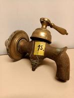 Antieke Messing Kraan - 16cm, Ophalen of Verzenden