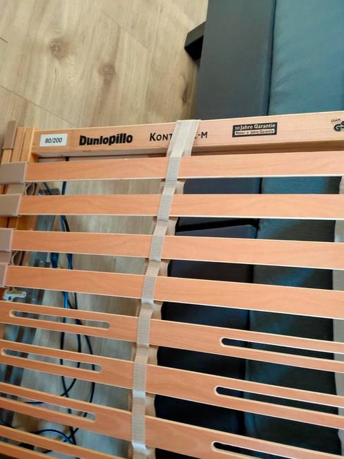 2 Electrische lattenbodems van Dunlopillo, Huis en Inrichting, Slaapkamer | Matrassen en Bedbodems, Gebruikt, Bedbodem, 80 cm