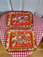 Vintage speelgoed kinder blikken dienblaadjes., Ophalen of Verzenden