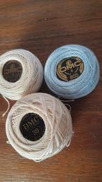 Dmc cotton fine bolletjes katoen vissersgaren, Hobby en Vrije tijd, Breien en Haken, Ophalen of Verzenden, Zo goed als nieuw, Breien of Haken