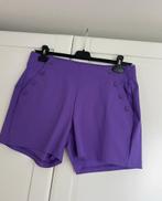 Studio anneloes romee short L paars travelstof, Paars, Maat 42/44 (L), Ophalen of Verzenden, Zo goed als nieuw