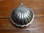 Een vintage verzilverd kaviaarschaaltje schelp (1)