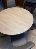 Keukentafel + 4 eetstoelen, Huis en Inrichting, Tafels | Eettafels, Ophalen, Zo goed als nieuw, Vier personen, 100 tot 150 cm