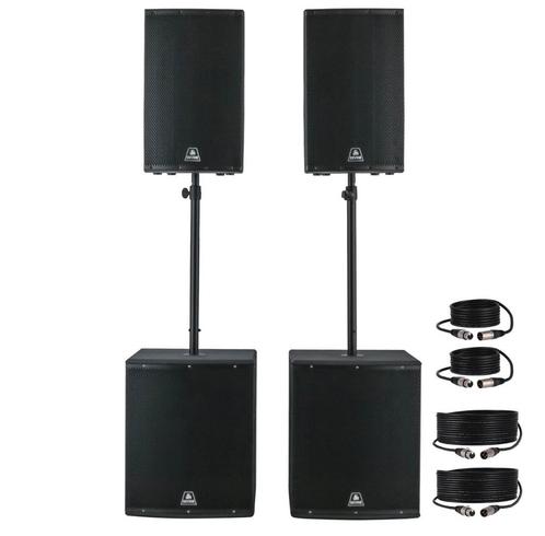 Geluidsinstallatie huren | Voor feest, bruiloft, event, Muziek en Instrumenten, Versterkers | Keyboard, Monitor en PA, Zo goed als nieuw