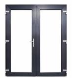 Dubbele deur Antraciet b180 x h215 RAL7016, Doe-het-zelf en Verbouw, Deuren en Horren, Kunststof, 120 cm of meer, Nieuw, Ophalen of Verzenden
