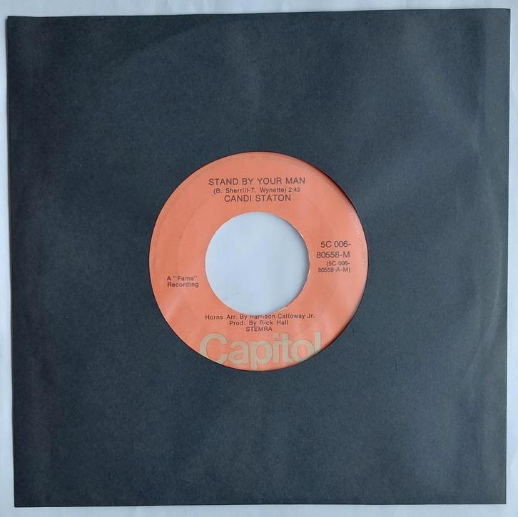 Candi Staton - Stand by your man 1970, Cd's en Dvd's, Vinyl Singles, Gebruikt, Single, Pop, 7 inch, Ophalen of Verzenden