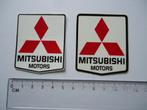 sticker Mitsubishi motors logo 4x4 4wd glant lancer auto, Verzamelen, Stickers, Verzenden