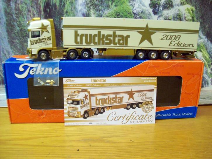 Tekno - Daf 105 XF - SSC -  Truckstar Festival -      6, Hobby en Vrije tijd, Modelauto's | 1:50, Zo goed als nieuw, Bus of Vrachtwagen