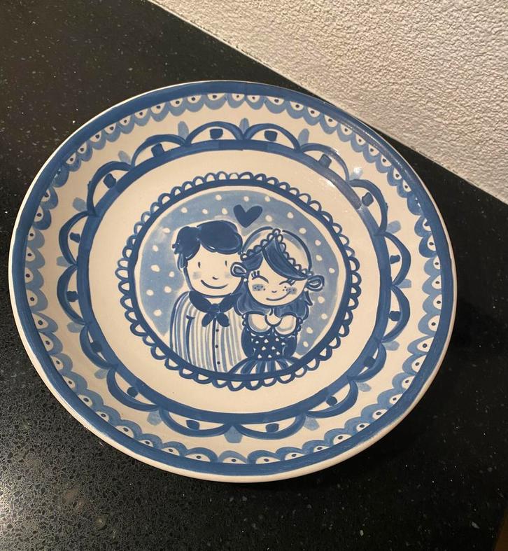 Blond Amsterdam - diep bord 23 cm - Delfts Blond, Huis en Inrichting, Keuken | Servies, Zo goed als nieuw, Bord(en), Blond Amsterdam