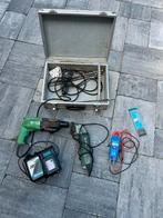 Partij oud gereedschap – boorhamer, multimeter, Doe-het-zelf en Verbouw, Ophalen, Gebruikt