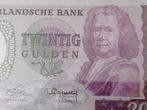 20 Gulden biljet 1955 Boerhaave replacement PMG AU55, Verzenden