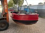 Stalen sloep/ boot / motorbootje, Watersport en Boten, Sloepen, Ophalen, Staal, Binnenboordmotor, 6 meter of meer