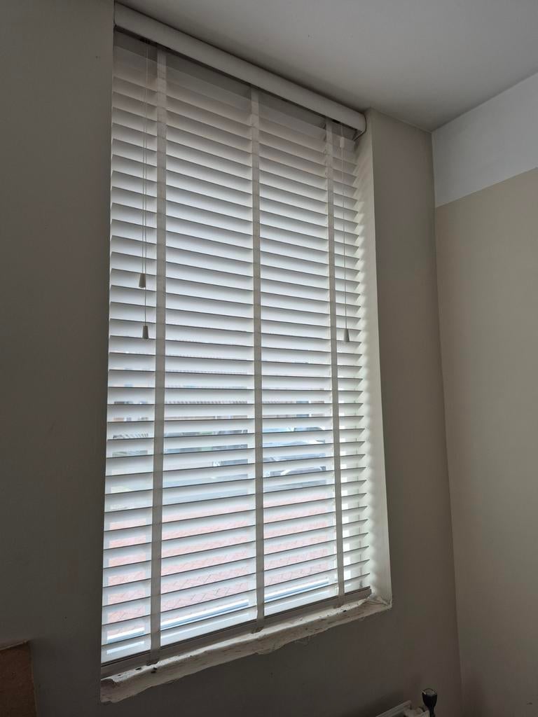 Witte jaloezie van Ilumio 90x1.65 (nu 1 te koop, totaal 4), Gebruikt, Wit, 150 tot 200 cm, 50 tot 100 cm