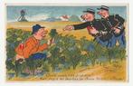 Politie.  Agenten betrappen man met hoge nood., Verzenden, 1940 tot 1960, Ongelopen, Overige thema's