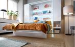 Concept opklapbed verticaal - 160x200 - Wit hoogglans, Huis en Inrichting, Slaapkamer | Bedden