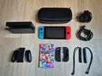 Nintendo Switch V2 met Mario Kart en alle accessoires!, Spelcomputers en Games, Switch 2019 Upgrade, Met 2 controllers, Ophalen of Verzenden