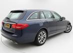 Mercedes-Benz C-klasse Estate 350 e Lease Edition, Automaat, Gebruikt, Blauw, Leder en Stof