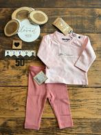Baby girl setje broekje hart wibra, dirkje shirtje maat 50, Ophalen of Verzenden, Nieuw, Meisje, Setje