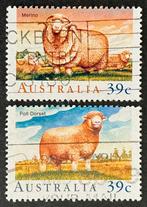 Australië 1989 Schapensoorten sg1195/1196 -15, Ophalen of Verzenden, Gestempeld