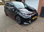 Kia Picanto 1.0 T-gdi 100pk Dealeronderhouden, Auto's, Kia, Voorwielaandrijving, Zwart, Zwart, Handgeschakeld