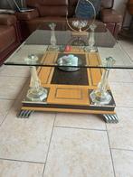 SALON TAFEL te koop, Huis en Inrichting, Tafels | Salontafels, Ophalen, Gebruikt, 50 tot 100 cm, Glas