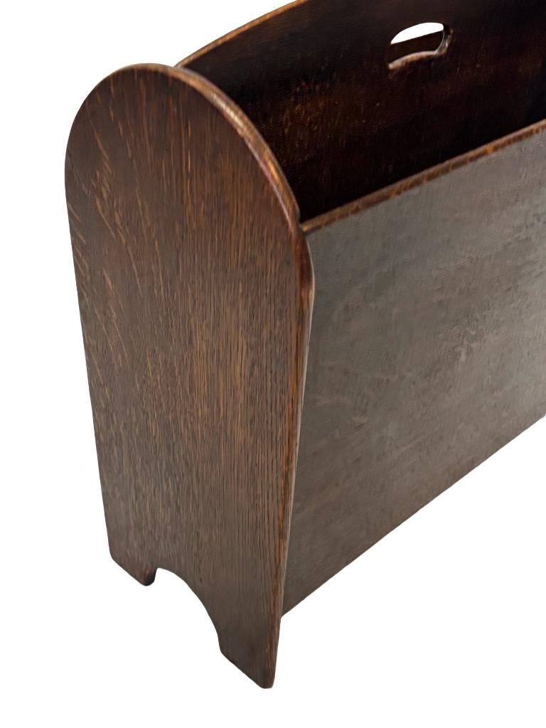 Art Deco Eiken Krantenbak Lectuurbak jaren 50 design, Ophalen, Art Deco, Gebruikt, Art Deco