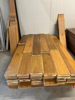 Nette eiken lamelparket vloer 40m2 18breed 190lang 1,6dik, Doe-het-zelf en Verbouw, Vloerdelen en Plavuizen, Zo goed als nieuw