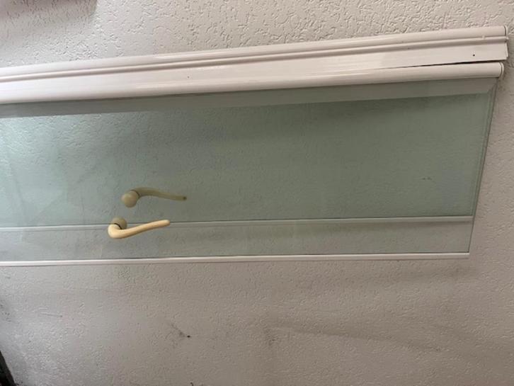 Douchedeuren, Doe-het-zelf en Verbouw, Sanitair, Gebruikt, Douche, Glas, Ophalen