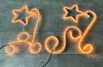 RETRO BUITEN KERSTVERSIERING/VERLICHTING (SLANGVERLICHTING) beschikbaar voor biedingen