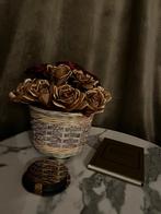 Kunstbloemen Boeket - Decoratief, Mand, Rond, Nieuw, Ophalen of Verzenden