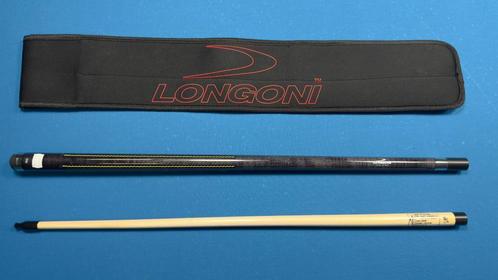 Longoni Cremona - Zwart of bruin - 2 jaar garantie, Sport en Fitness, Biljarten en Poolen, Nieuw, Keu of Ballen, Ophalen