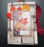 A5 Junk Journal 'Falling Leaves 02', Hobby en Vrije tijd, Ophalen of Verzenden, Zo goed als nieuw, Album of Boek