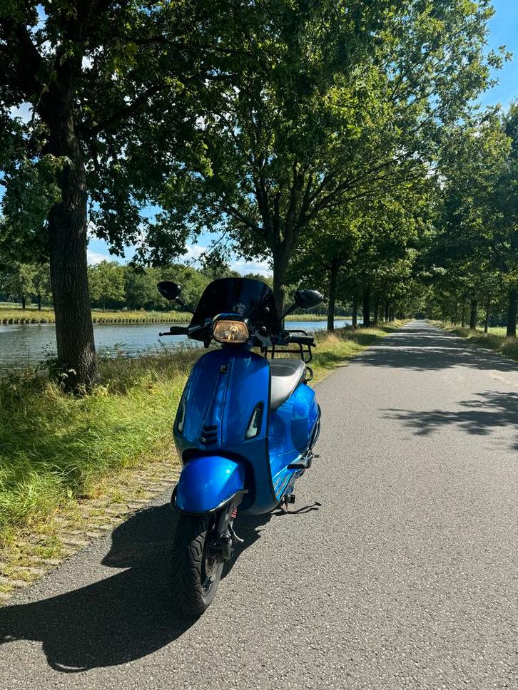 Vespa Sprint 80cc 4V Malossi, Fietsen en Brommers, Scooters | Vespa, Zo goed als nieuw, Vespa S, Maximaal 45 km/u, Benzine, Ophalen