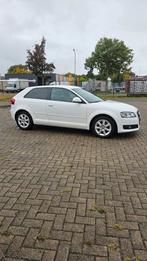 Audi A3 1.4 TSFI 125pk Automaat 3D S-tronic 2009 Wit, Auto's, 65 €/maand, 4 cilinders, USB, Wit